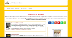 Desktop Screenshot of librierecensioni.com