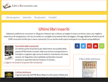 Tablet Screenshot of librierecensioni.com